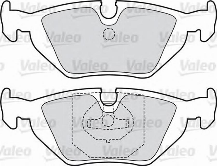 Valeo 540802 - Bremsbelagsatz, Scheibenbremse alexcarstop-ersatzteile.com