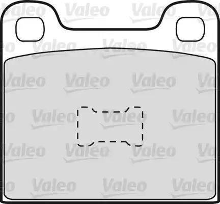 Valeo 598098 - Bremsbelagsatz, Scheibenbremse alexcarstop-ersatzteile.com