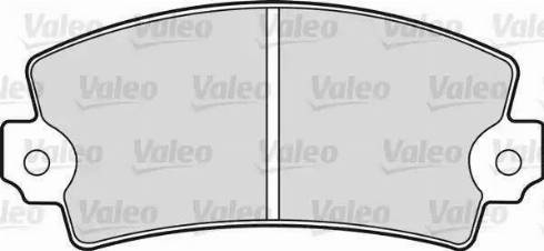 Valeo 598079 - Bremsbelagsatz, Scheibenbremse alexcarstop-ersatzteile.com