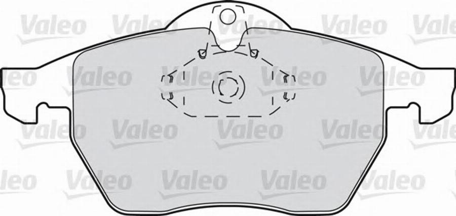 Valeo 540798 - Bremsbelagsatz, Scheibenbremse alexcarstop-ersatzteile.com