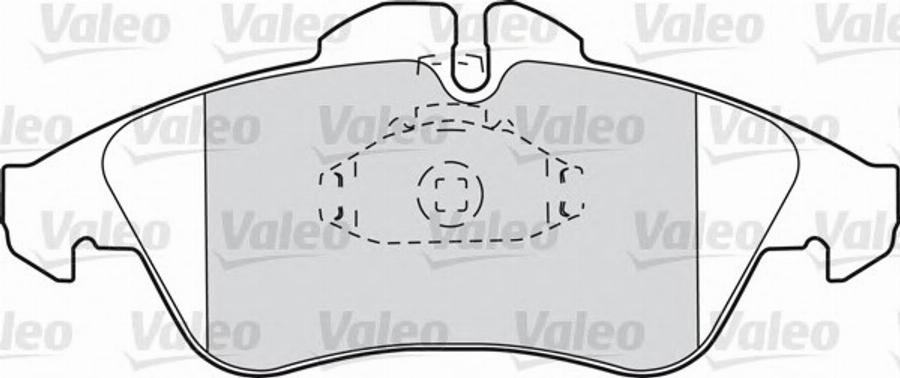 Valeo 540792 - Bremsbelagsatz, Scheibenbremse alexcarstop-ersatzteile.com