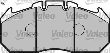 Valeo 541699 - Bremsbelagsatz, Scheibenbremse alexcarstop-ersatzteile.com