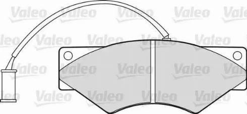 Valeo 541641 - Bremsbelagsatz, Scheibenbremse alexcarstop-ersatzteile.com