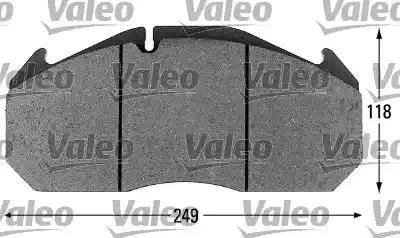 Valeo 541651 - Bremsbelagsatz, Scheibenbremse alexcarstop-ersatzteile.com