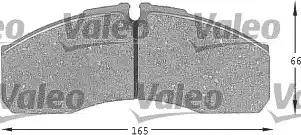 Valeo 541663 - Bremsbelagsatz, Scheibenbremse alexcarstop-ersatzteile.com