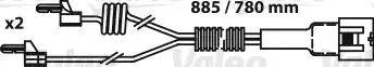 Valeo 541621 - Bremsbelagsatz, Scheibenbremse alexcarstop-ersatzteile.com