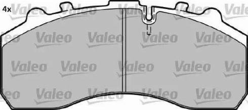 Valeo 541679 - Bremsbelagsatz, Scheibenbremse alexcarstop-ersatzteile.com