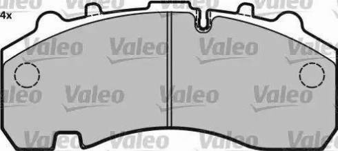 Valeo 541719 - Bremsbelagsatz, Scheibenbremse alexcarstop-ersatzteile.com