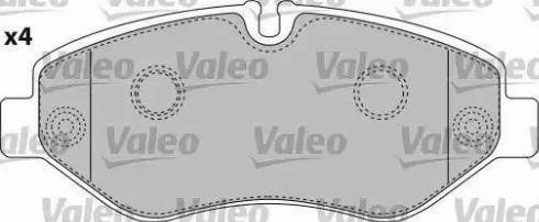 Valeo 541734 - Bremsbelagsatz, Scheibenbremse alexcarstop-ersatzteile.com