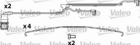 Valeo 541724 - Bremsbelagsatz, Scheibenbremse alexcarstop-ersatzteile.com