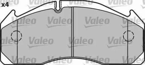 Valeo 548703 - Bremsbelagsatz, Scheibenbremse alexcarstop-ersatzteile.com