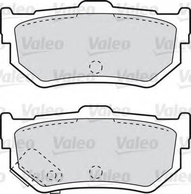 Valeo 551695 - Bremsbelagsatz, Scheibenbremse alexcarstop-ersatzteile.com