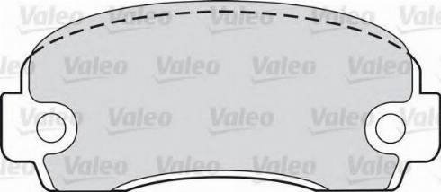 Valeo 551646 - Bremsbelagsatz, Scheibenbremse alexcarstop-ersatzteile.com