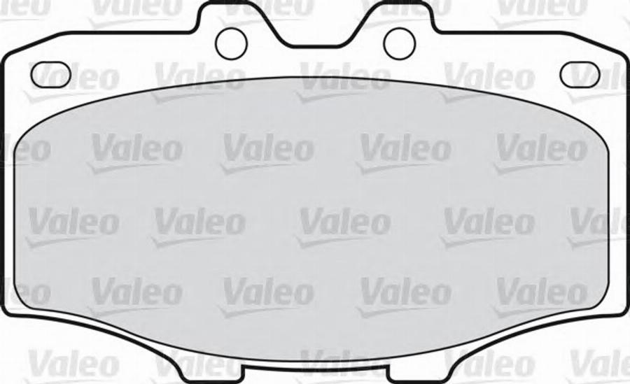 Valeo 551662 - Bremsbelagsatz, Scheibenbremse alexcarstop-ersatzteile.com