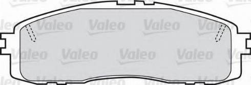 Valeo 551600 - Bremsbelagsatz, Scheibenbremse alexcarstop-ersatzteile.com