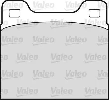 Valeo 551603 - Bremsbelagsatz, Scheibenbremse alexcarstop-ersatzteile.com