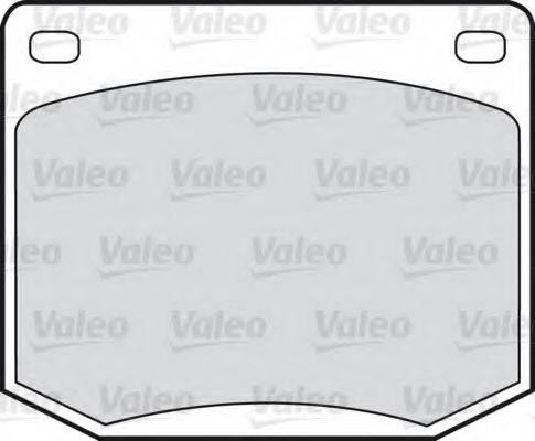 Valeo 551626 - Bremsbelagsatz, Scheibenbremse alexcarstop-ersatzteile.com