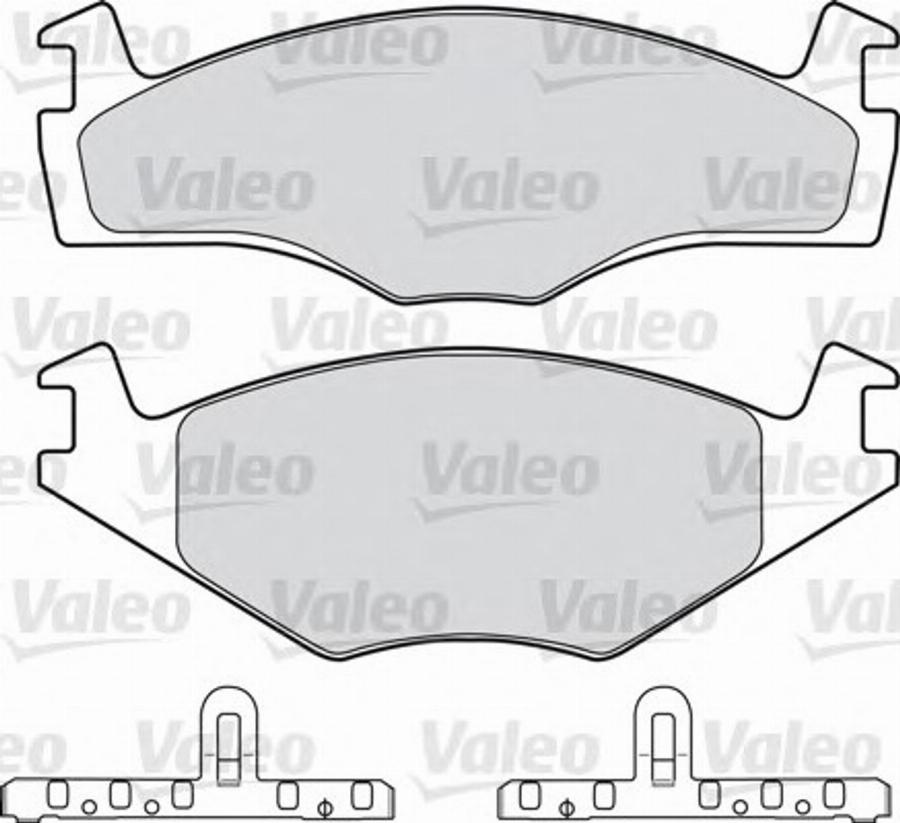 Valeo 551671 - Bremsbelagsatz, Scheibenbremse alexcarstop-ersatzteile.com