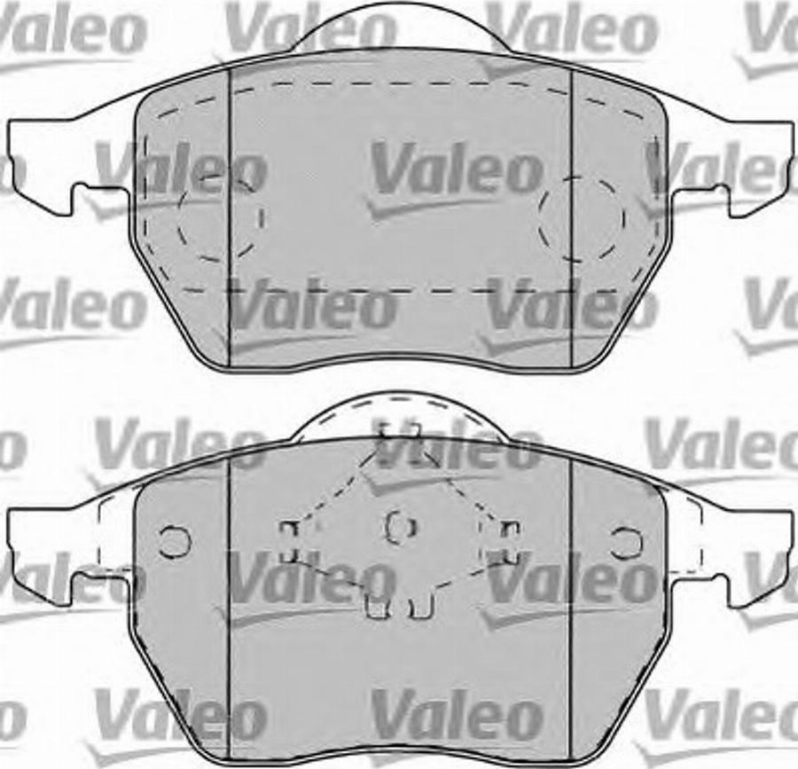 Valeo 551769 - Bremsbelagsatz, Scheibenbremse alexcarstop-ersatzteile.com