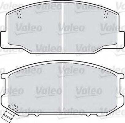 Valeo 551719 - Bremsbelagsatz, Scheibenbremse alexcarstop-ersatzteile.com