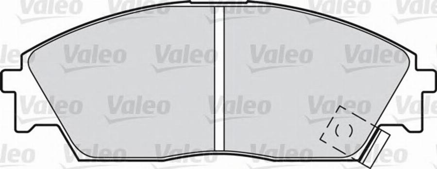 Valeo 551730 - Bremsbelagsatz, Scheibenbremse alexcarstop-ersatzteile.com