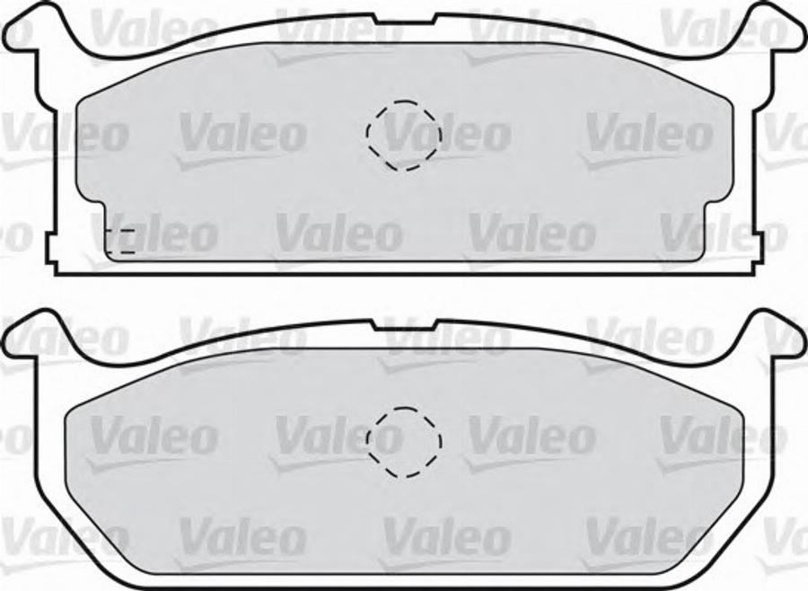 Valeo 551720 - Bremsbelagsatz, Scheibenbremse alexcarstop-ersatzteile.com