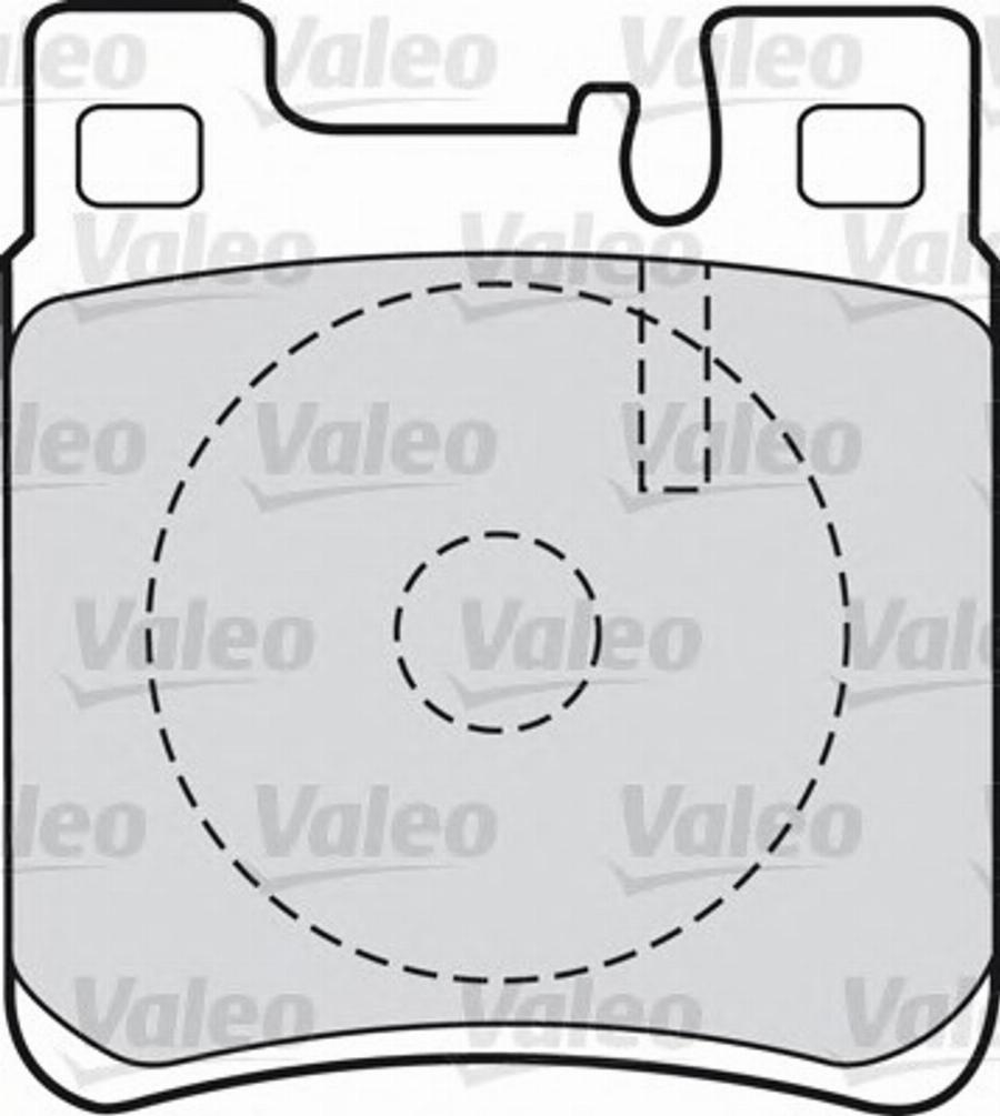 Valeo 551727 - Bremsbelagsatz, Scheibenbremse alexcarstop-ersatzteile.com