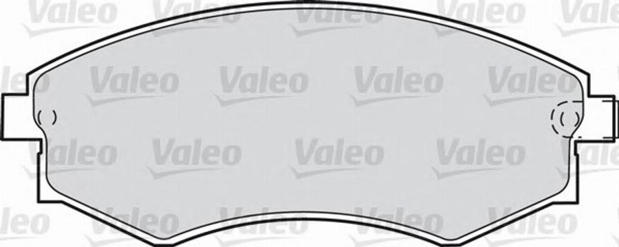 Valeo 551779 - Bremsbelagsatz, Scheibenbremse alexcarstop-ersatzteile.com