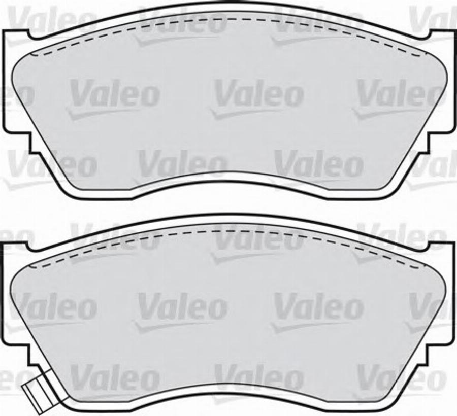 Valeo 551774 - Bremsbelagsatz, Scheibenbremse alexcarstop-ersatzteile.com