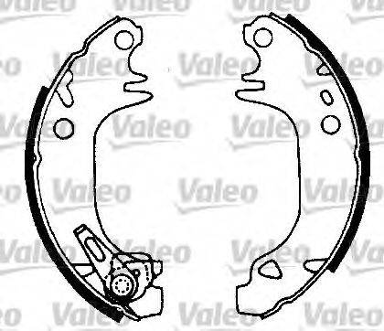 Valeo 554653 - Bremsbackensatz alexcarstop-ersatzteile.com