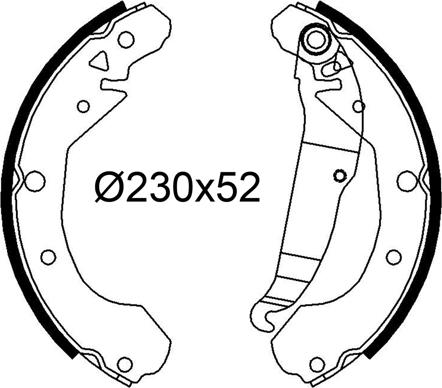 Valeo 564338 - Bremsbackensatz alexcarstop-ersatzteile.com