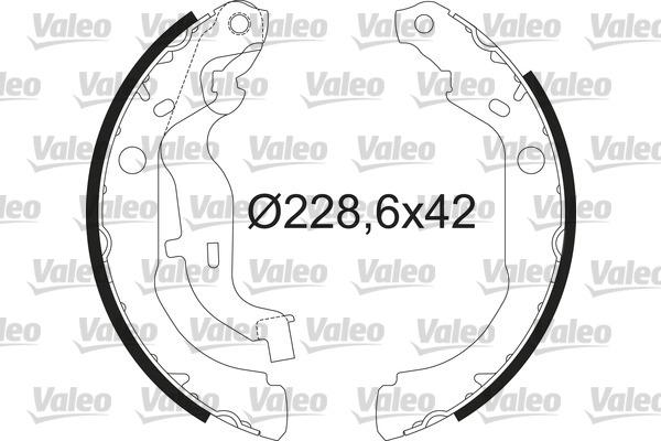 Valeo 564210 - Bremsbackensatz alexcarstop-ersatzteile.com