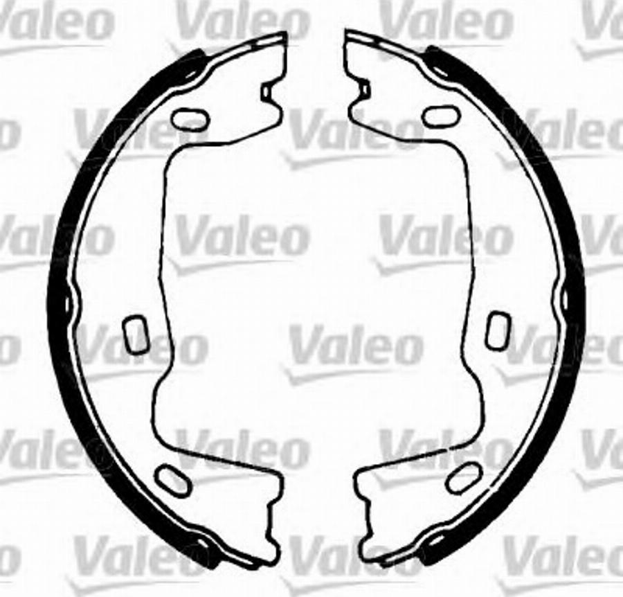 Valeo 562989 - Bremsbackensatz, Feststellbremse alexcarstop-ersatzteile.com