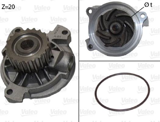 Valeo 506920 - Wasserpumpe alexcarstop-ersatzteile.com