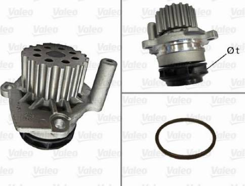 Valeo 506974 - Wasserpumpe alexcarstop-ersatzteile.com