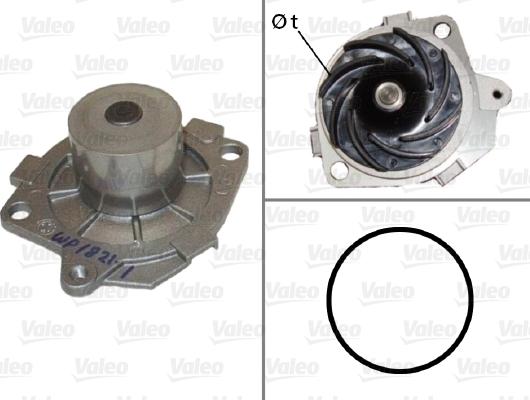 Valeo 506590 - Wasserpumpe alexcarstop-ersatzteile.com