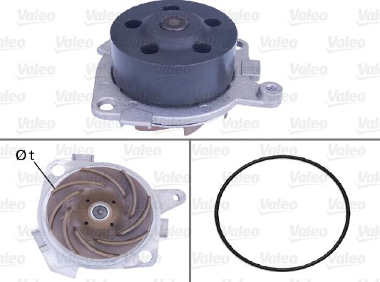 Valeo 506518 - Wasserpumpe alexcarstop-ersatzteile.com