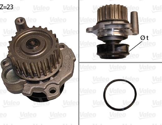 Valeo 506532 - Wasserpumpe alexcarstop-ersatzteile.com