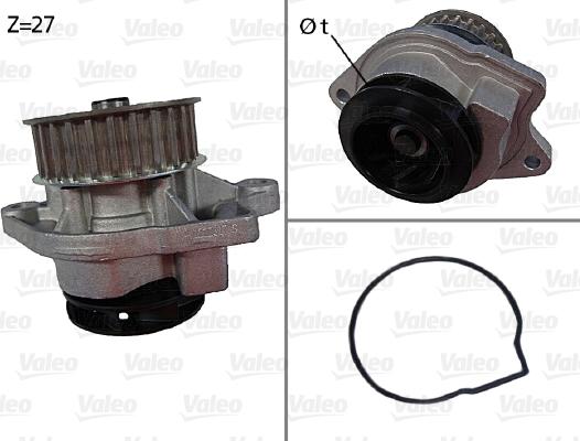 Valeo 506577 - Wasserpumpe alexcarstop-ersatzteile.com