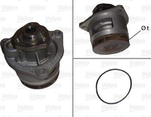 Valeo 506657 - Wasserpumpe alexcarstop-ersatzteile.com