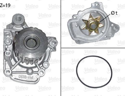 Valeo 506661 - Wasserpumpe alexcarstop-ersatzteile.com