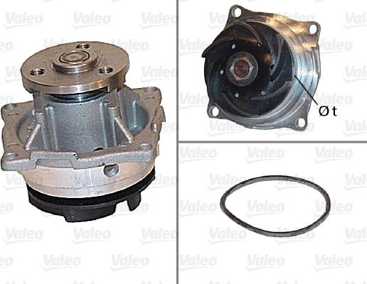 Valeo 506604 - Wasserpumpe alexcarstop-ersatzteile.com