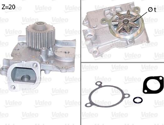 Valeo 506685 - Wasserpumpe alexcarstop-ersatzteile.com