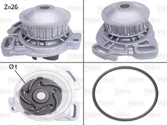 Valeo 506190 - Wasserpumpe alexcarstop-ersatzteile.com