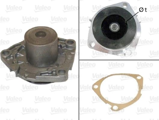 Valeo 506808 - Wasserpumpe alexcarstop-ersatzteile.com