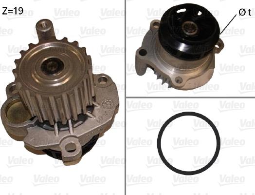 Valeo 506873 - Wasserpumpe alexcarstop-ersatzteile.com