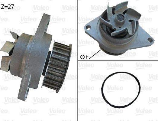 Valeo 506385 - Wasserpumpe alexcarstop-ersatzteile.com