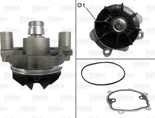 Valeo 506709 - Wasserpumpe alexcarstop-ersatzteile.com