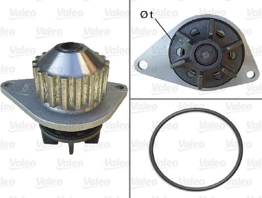 Valeo 506704 - Wasserpumpe alexcarstop-ersatzteile.com