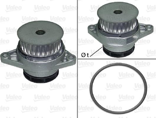 Valeo 506706 - Wasserpumpe alexcarstop-ersatzteile.com